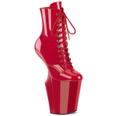 Pleaser Worship 1020 Red Patent Platform Shoes